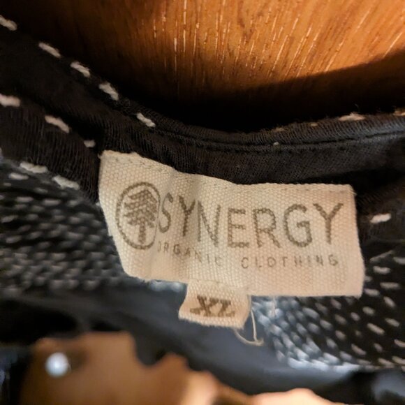 Synergy Organic Clothing Dark Gray Midi Dress - Picture 2 of 2